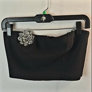 REVOLVE Amanda Uprichard Mandy Rose Top Crystal in Black Sz S Chic Quit Luxury